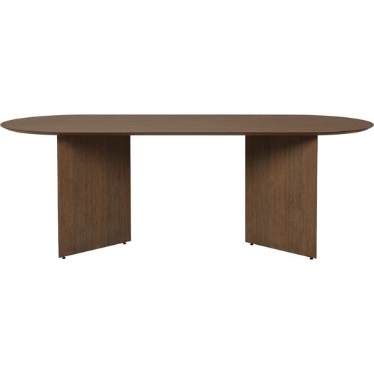 [product_category]-Ferm Living Mingle Oval Table Top Walnut, 220 Cm-Ferm Living-5704723270966-1104264130-FER-1