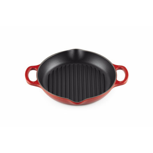 [product_category]-Le Creuset Nature High Round Grill Pan 25 Cm, Cherry Red-Le Creuset-24147307167-20208250600422-LEC-1