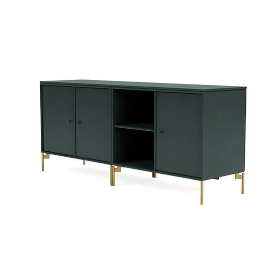 [product_category]-Montana Save Lowboard With Legs, Black Jade/Brass-Montana Furniture-5714322259750-0000SAVE-163-09-MON-1