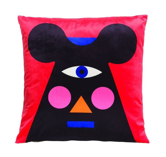 [product_category]-Qeeboo Oggian Cushion 45x45 Cm, Mr. Mouse-Qeeboo-8052049057028-48001MM-QEE-1
