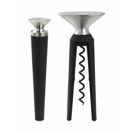 [product_category]-Rosendahl Grand Cru Bottle Opener And Corkscrew, Sort/Steel-Rosendahl-5709513251309-25130-ROS-1