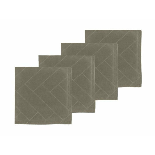 [product_category]-Södahl Tiles Damask Napkin Set Of 4, Eucalyptus-Södahl-5722000247791-24779-SOD-1