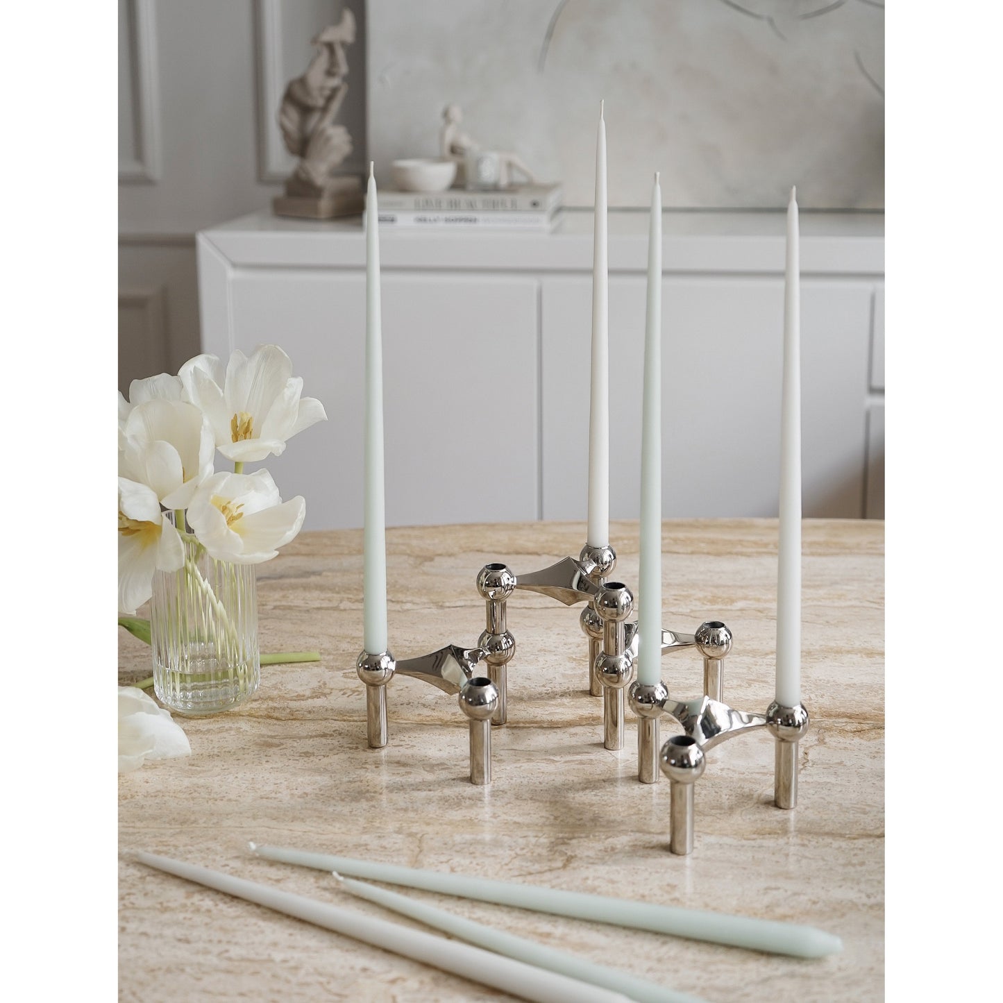 [product_category]-Stoff Nagel Candles By Ester & Erik 6 Pcs., Dusty Mint-STOFF Nagel-5700002218315-36014-STO-4