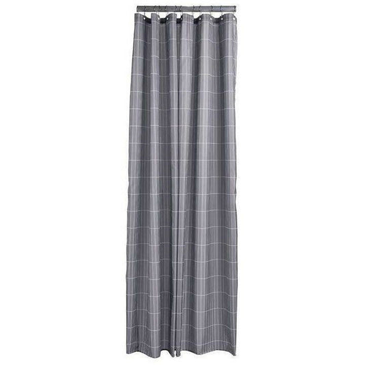 [product_category]-Zone Denmark Tiles Bath Curtain, Slate Grey-Zone Denmark-5708760680962-331839-ZON-1